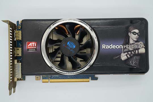 蓝宝石SAPPHIRE HD4860 512MB 白金版 显示卡（ATI Radeon HD4860芯片）